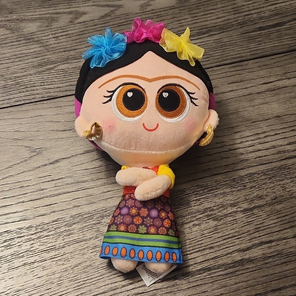 FRIDA KAHLO Plush Doll-Amparin Mexican.